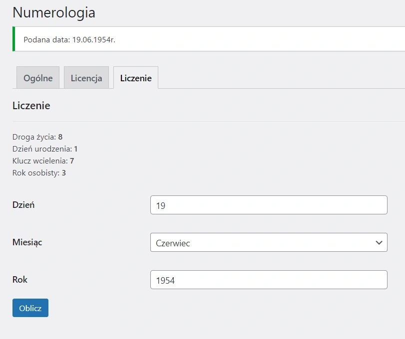 liczenie numerologii liczenie numerologii
