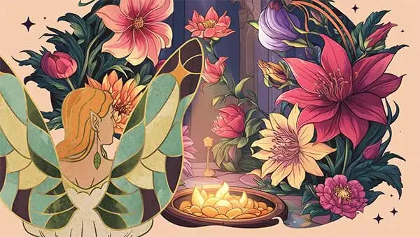 sztuka wróżenia z kwiatów