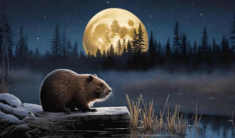 Pełnia Księżyca Bobrów 15 listopada 2024