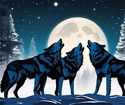 Pełnia Wilczego Księżyca 13 stycznia 2025